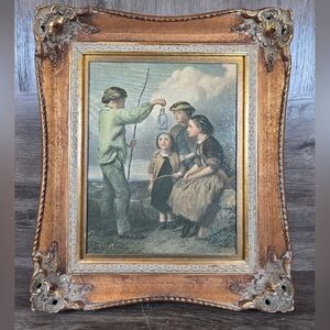 Renaissance Style HK Hall Kramer Antiqued Collection Textured Print Picture